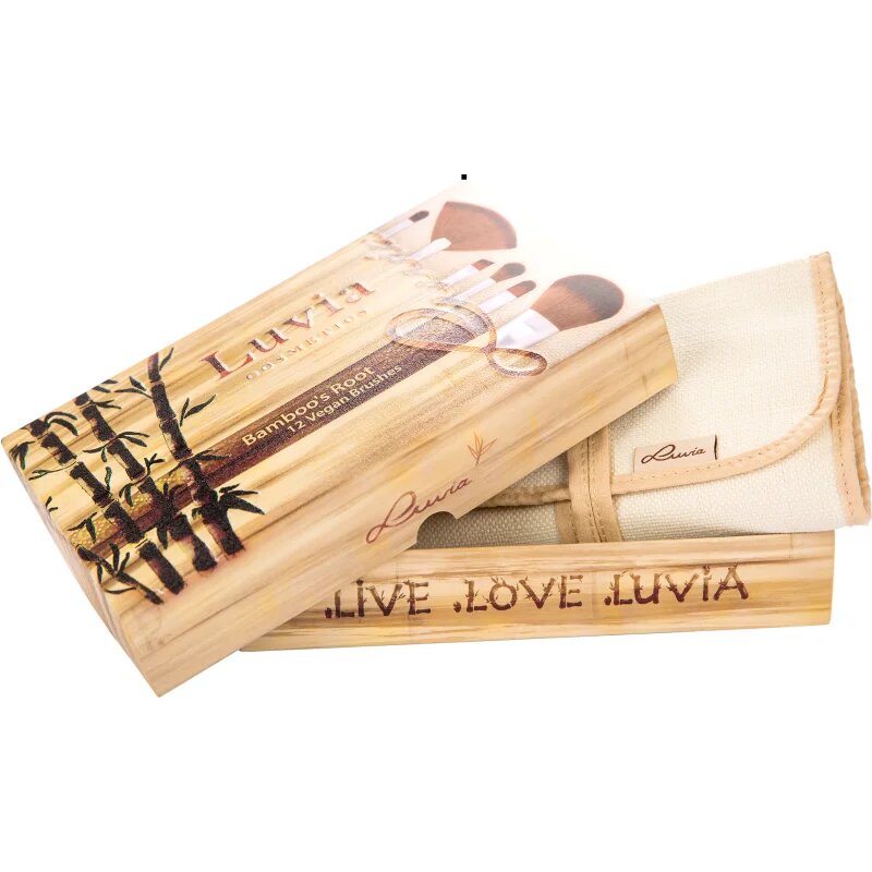 Luvia Cosmetics Bamboo Bamboo’s Root sada štětců s pouzdrem
