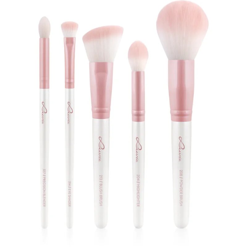 Luvia Cosmetics Daily Essentials sada štětců s pouzdrem Candy