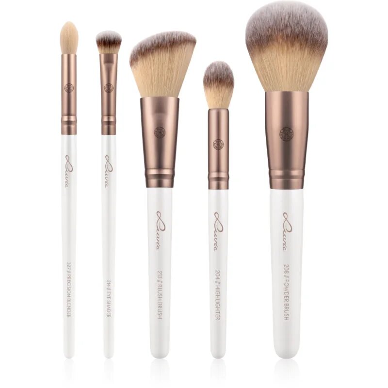 Luvia Cosmetics Daily Essentials sada štětců s pouzdrem Prime Vegan