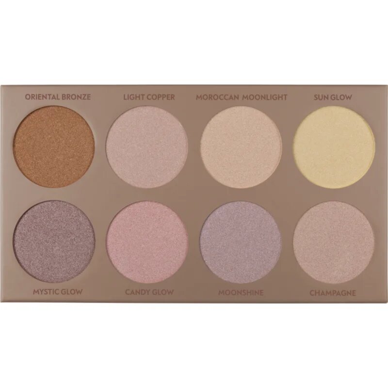 Luvia Cosmetics Prime Glow Vol. 1 paleta rozjasňovačů 8x33 g