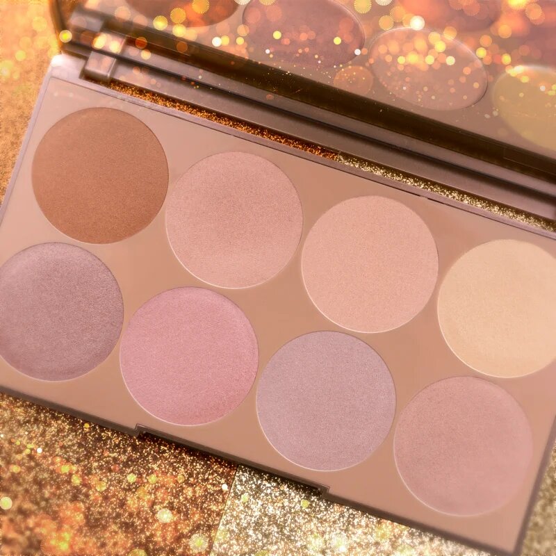 Luvia Cosmetics Prime Glow Vol. 1 paleta rozjasňovačů 8x33 g