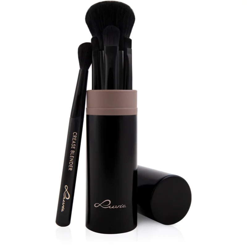 Luvia Cosmetics Travel Set Espresso sada štětců cestovní