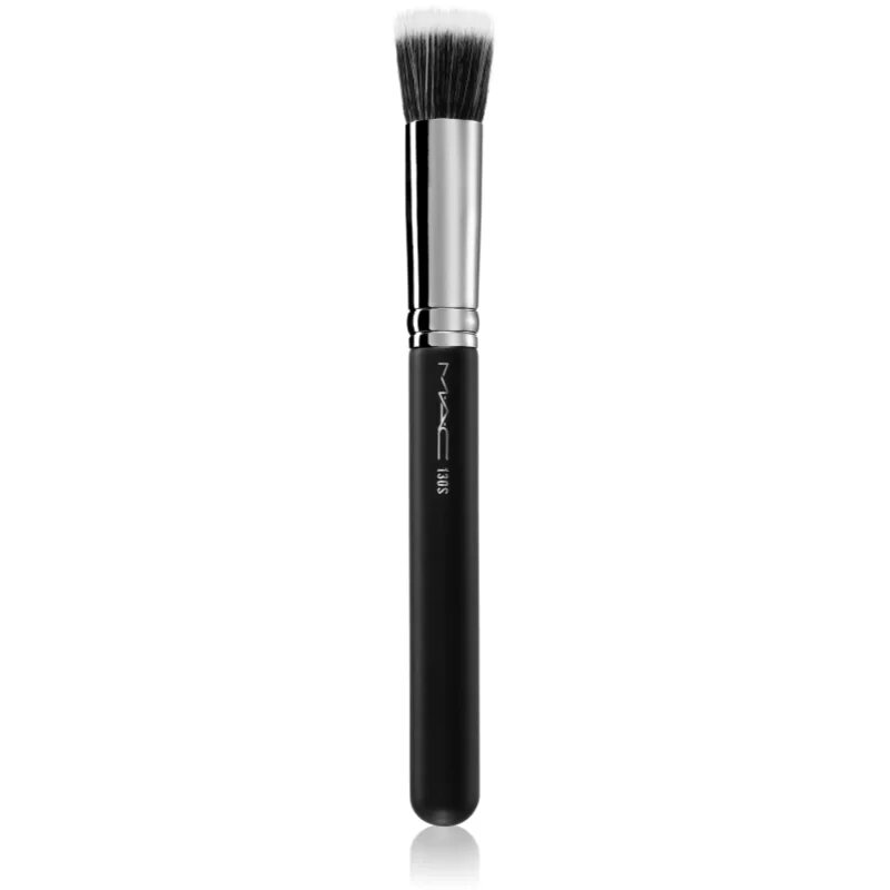 MAC Cosmetics Brush 130S Short Duo Fibre malý štětec pro nanášení tekutých krémových a pudrových produktů 1 ks