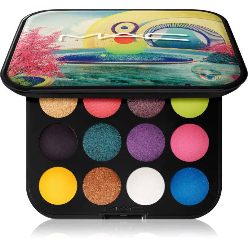 MAC Cosmetics Connect In Colour Eye Shadow Palette 12 shades paletka očních stínů odstín Hi-Fi Colour 122 g