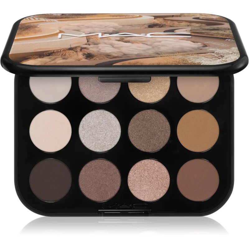MAC Cosmetics Connect In Colour Eye Shadow Palette 12 shades paletka očních stínů odstín Unfiltered Nudes 122 g