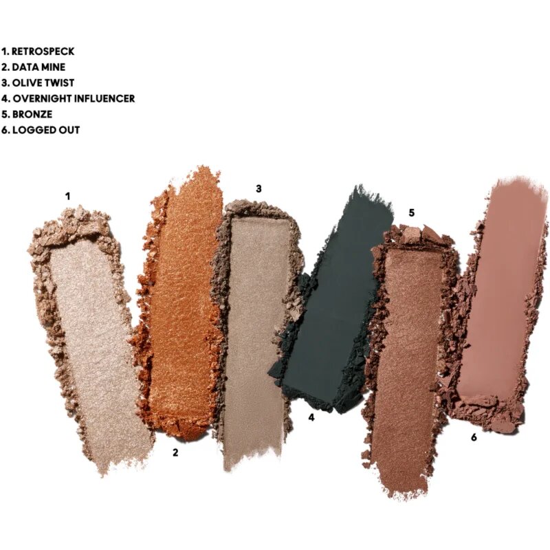 MAC Cosmetics Connect In Colour Eye Shadow Palette 6 shades paletka očních stínů odstín Bronze Influence 6.25 g