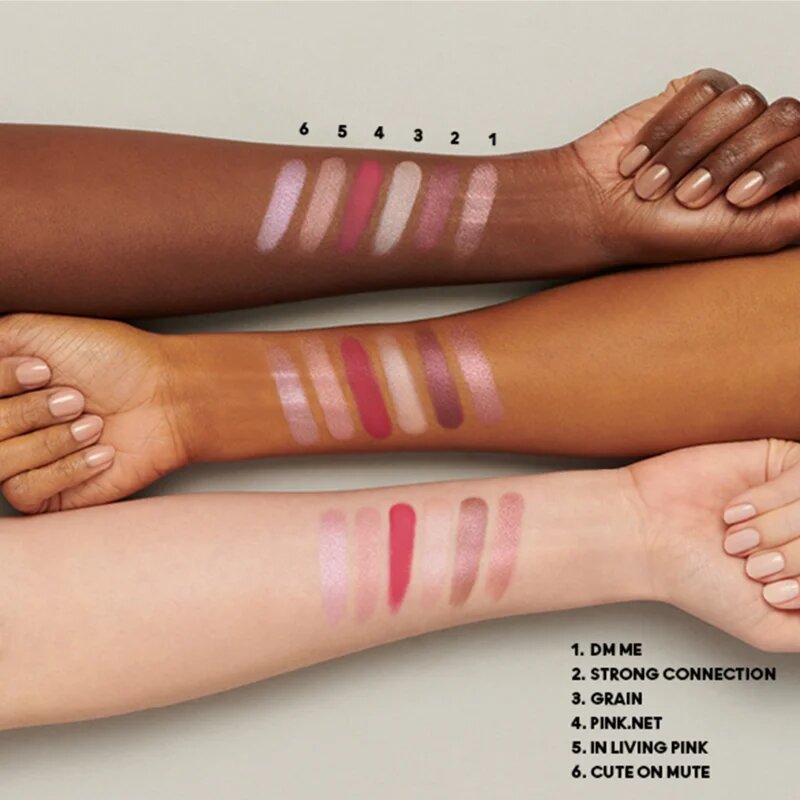 MAC Cosmetics Connect In Colour Eye Shadow Palette 6 shades paletka očních stínů odstín Rose Lens 6.25 g