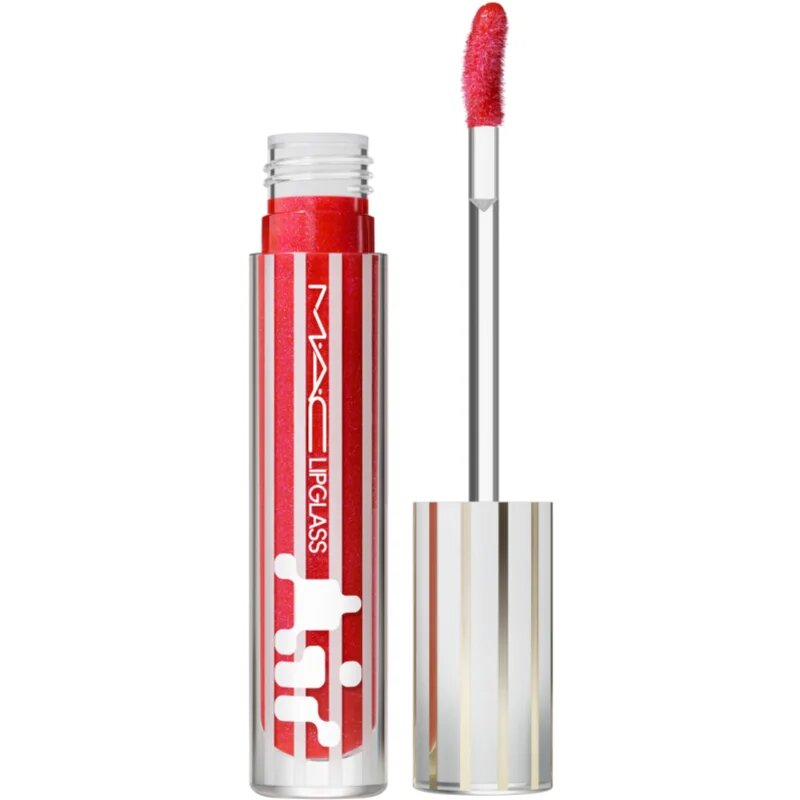 MAC Cosmetics Holiday Lipglass Air lesk na rty odstín Ruby Whoa 5 ml