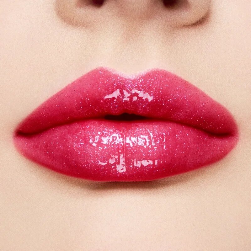 MAC Cosmetics Holiday Lipglass Air lesk na rty odstín Ruby Whoa 5 ml