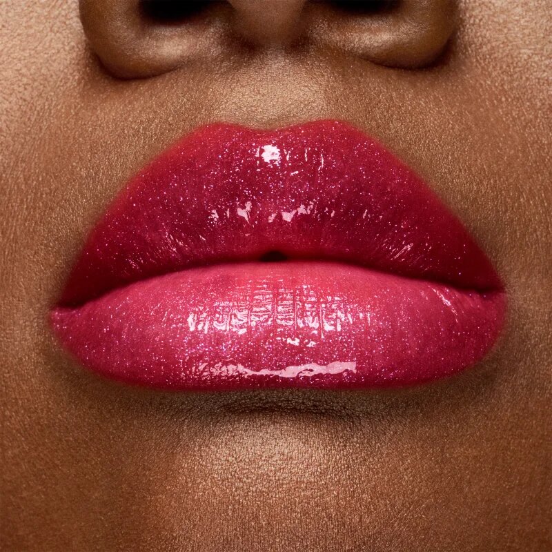 MAC Cosmetics Holiday Lipglass Air lesk na rty odstín Ruby Whoa 5 ml