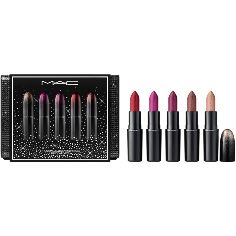 MAC Cosmetics Holiday Signature Satin Lipstick Set dárková sada na rty