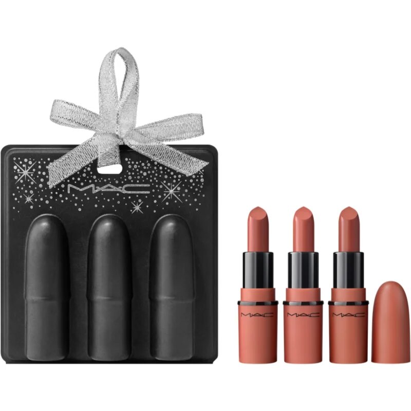 MAC Cosmetics Holiday Teddy Party Mini Lip Trio dárková sada na rty