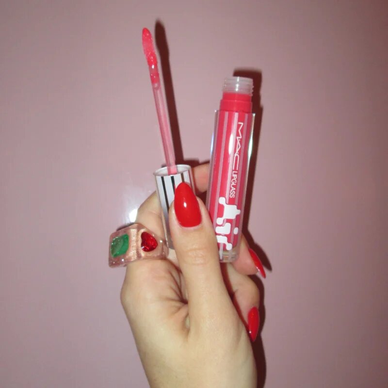 MAC Cosmetics Lipglass Air Mini hydratační lesk na rty odstín Aesthetic 2.6 ml