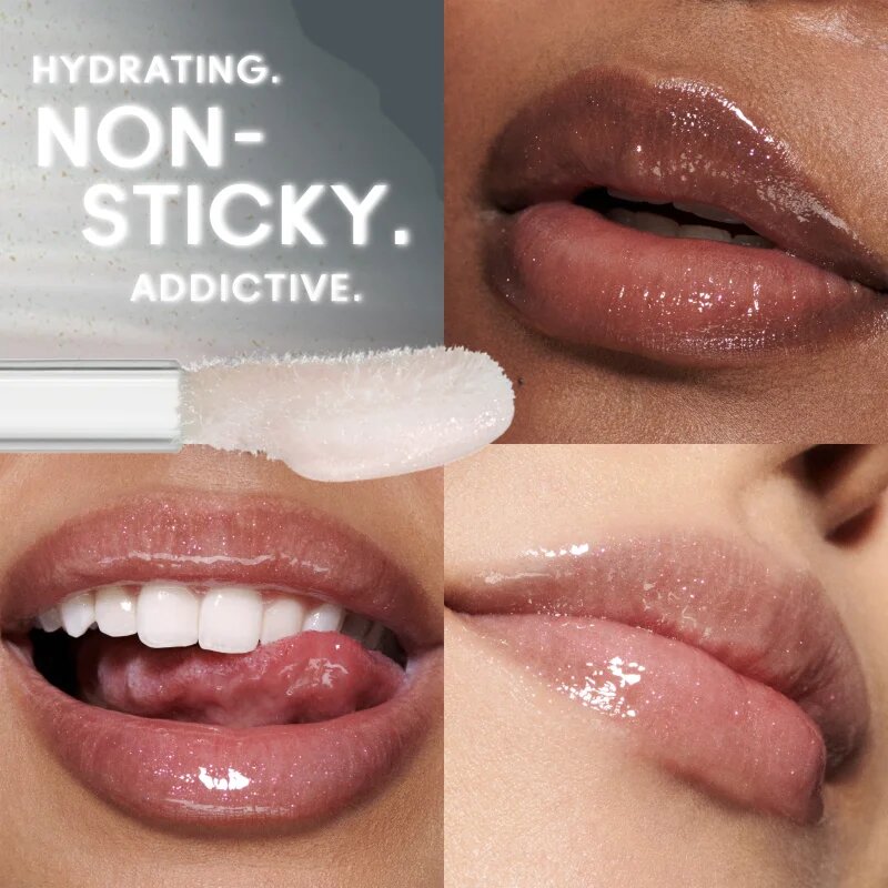 MAC Cosmetics Lipglass Air Mini hydratační lesk na rty odstín Frosting 2.6 ml