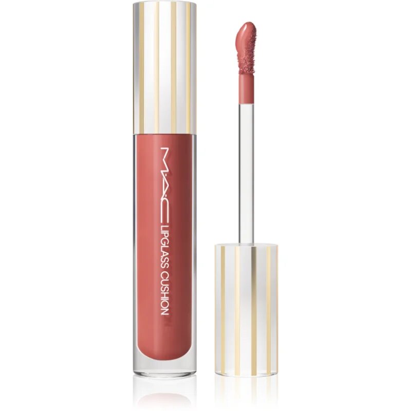 MAC Cosmetics Lipglass Cushion High-Pigment Oil vysoce pigmentovaný olej na rty odstín Mauvement 5 ml