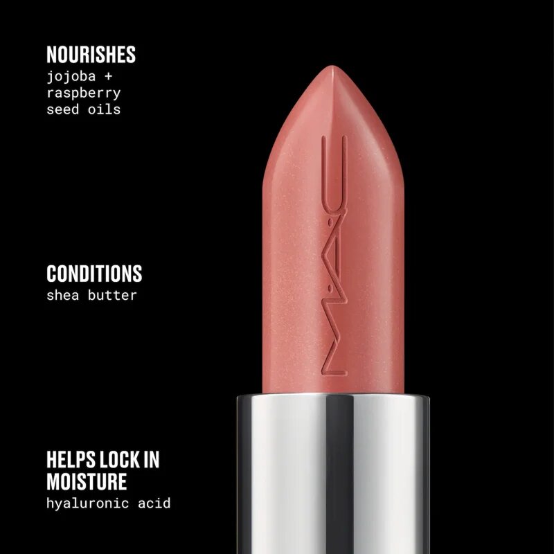 MAC Cosmetics Lustreglass Sheer-Shine Lipstick lesklá rtěnka odstín Frienda 3.5 g