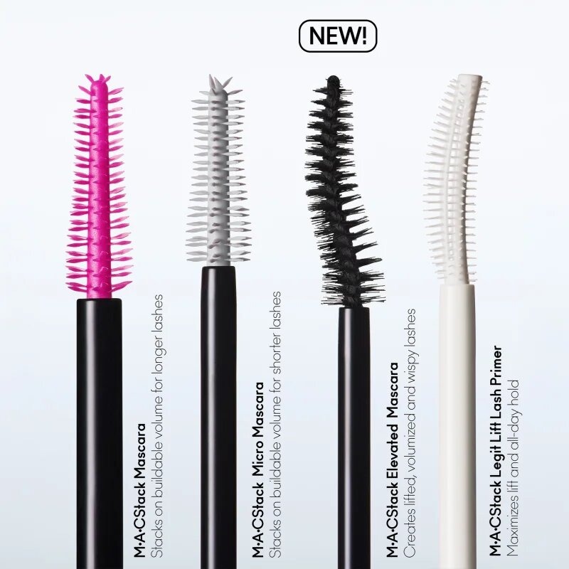 MAC Cosmetics MACStack Elevated Mascara dlouhotrvající řasenka pro objem a natočení řas 12 ml