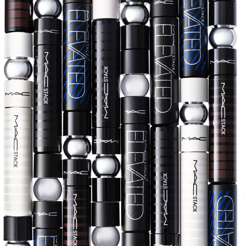 MAC Cosmetics MACStack Elevated Mascara dlouhotrvající řasenka pro objem a natočení řas odstín Denim Stack 12 ml