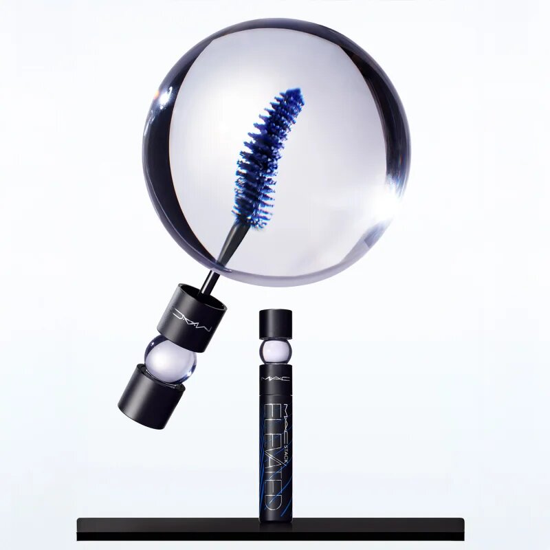 MAC Cosmetics MACStack Elevated Mascara dlouhotrvající řasenka pro objem a natočení řas odstín Denim Stack 12 ml