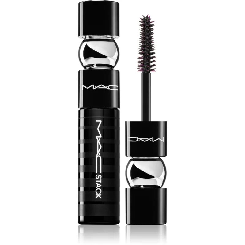 MAC Cosmetics MACStack Mascara Superstack Mega Brush Mini objemová a prodlužující řasenka mini odstín Black 8 ml