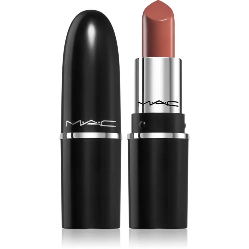 MAC Cosmetics MACximal Mini Silky Matte Lipstick matná rtěnka odstín Warm Teddy 1.7 g