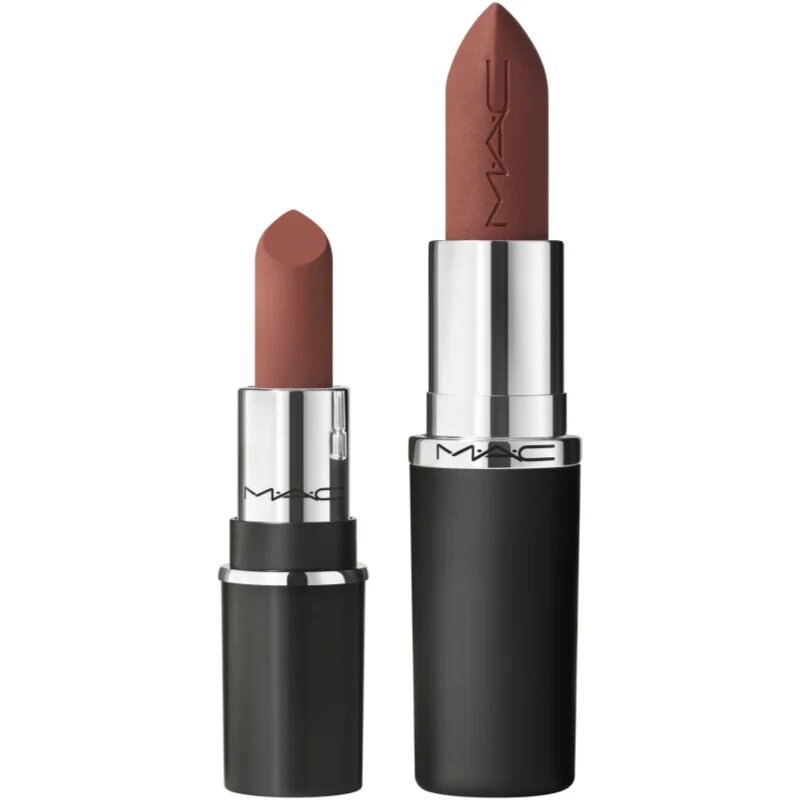 MAC Cosmetics MACximal Mini Silky Matte Lipstick matná rtěnka odstín Warm Teddy 1.7 g