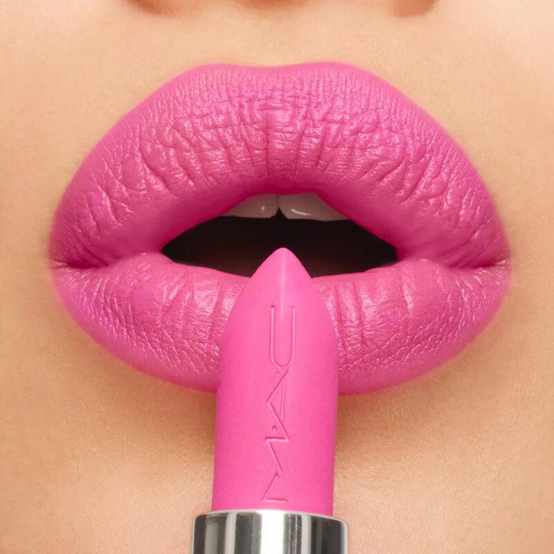 MAC Cosmetics MACximal Silky Matte Lipstick matná rtěnka odstín Candy Yum Yum 35 g