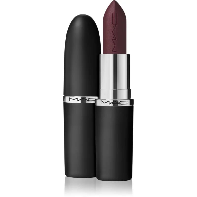 MAC Cosmetics MACximal Silky Matte Lipstick matná rtěnka odstín Smoked Purple 35 g