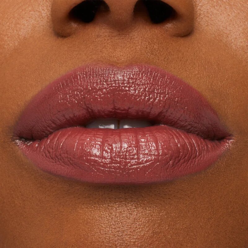 MAC Cosmetics MACximal Sleek Satin Lipstick Mini saténová rtěnka pro dokonalý vzhled odstín CREME IN YOUR COFFEE 1.5 g