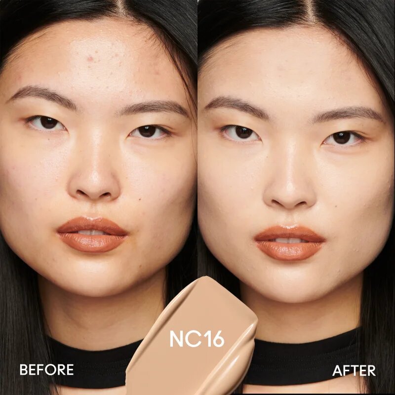 MAC Cosmetics Mini Studio Fix Fluid SPF 15 24HR Matte Foundation + Oil Control matující make-up SPF 15 odstín NC16 15 ml