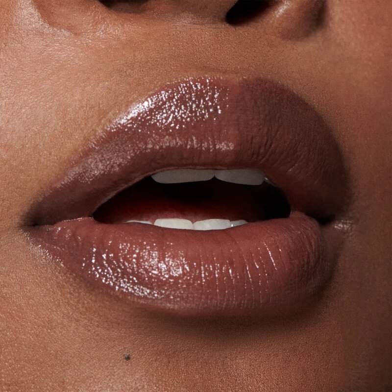 MAC Cosmetics Nudes Lustreglass Lipstick lesklá rtěnka odstín Signature Move 3 g