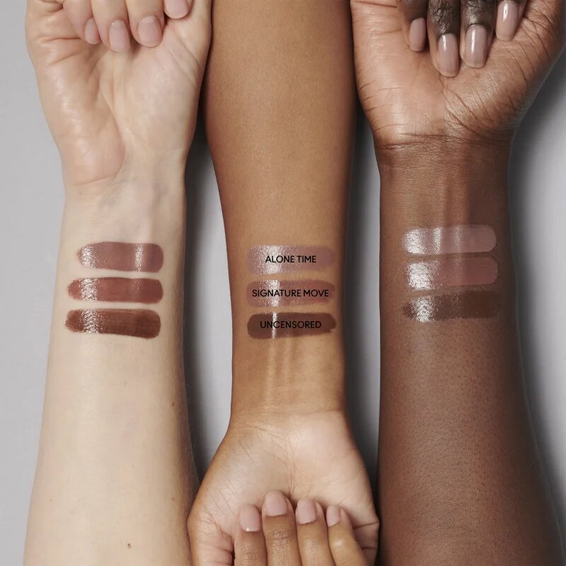 MAC Cosmetics Nudes Lustreglass Lipstick lesklá rtěnka odstín Signature Move 3 g