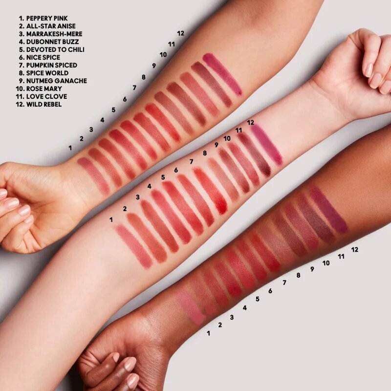 MAC Cosmetics Powder Kiss Velvet Blur Slim Stick matná hydratační rtěnka odstín Peppery Pink 2 g