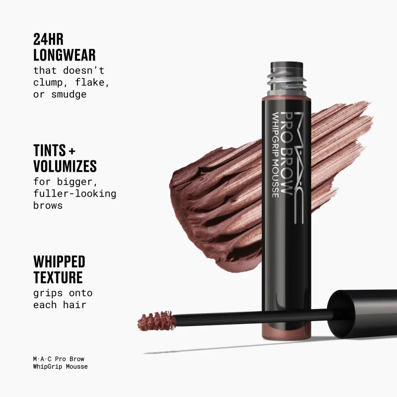 MAC Cosmetics Pro Brow Whipgrip Mousse gel na obočí odstín Taupe 4 g