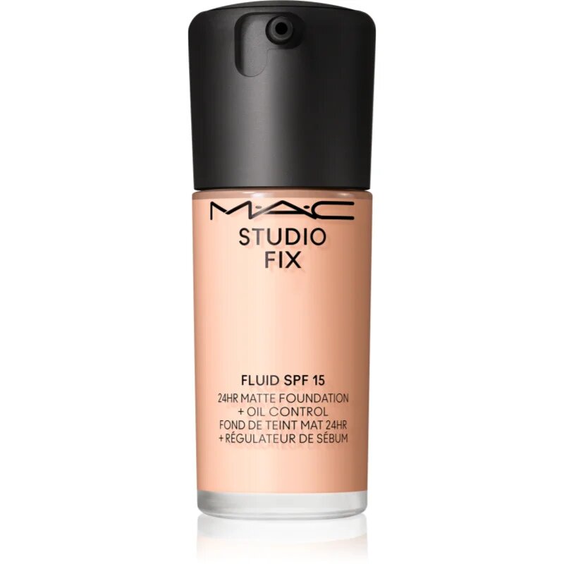 MAC Cosmetics Studio Fix Fluid SPF 15 24HR Matte Foundation + Oil Control matující make-up SPF 15 odstín N12 30 ml