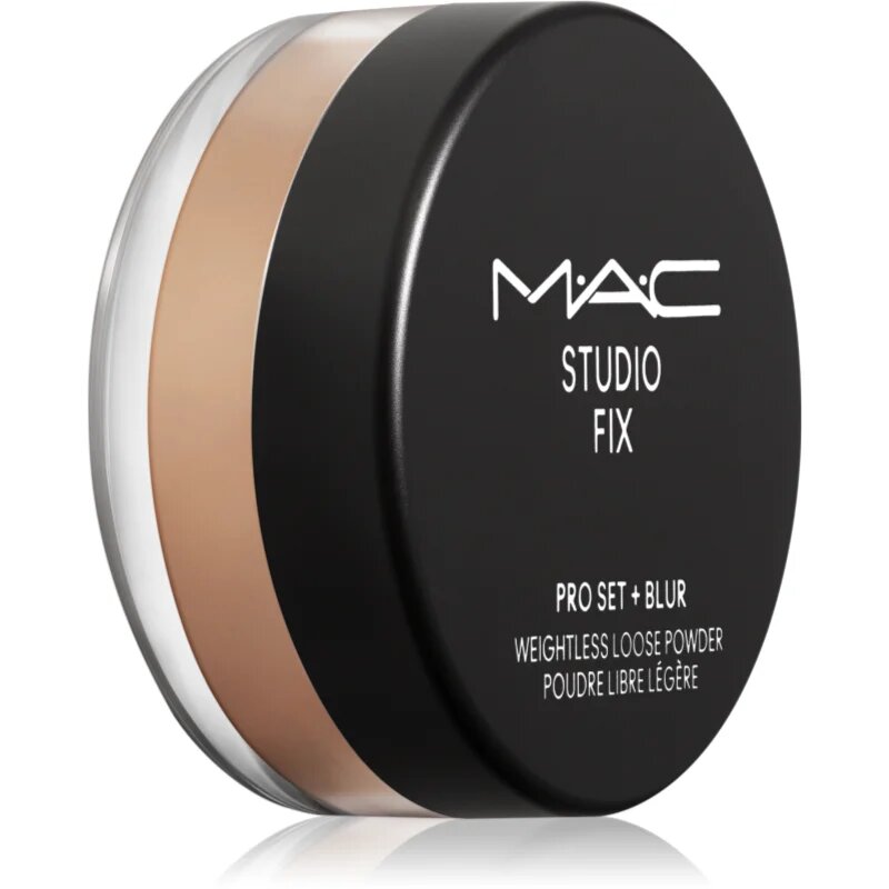 MAC Cosmetics Studio Fix Pro Set + Blur Weightless Loose Powder zmatňující fixační pudr odstín Dark 65 g