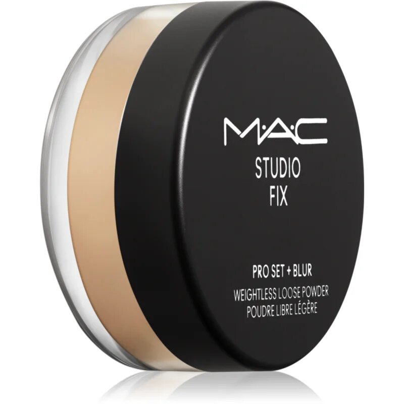 MAC Cosmetics Studio Fix Pro Set + Blur Weightless Loose Powder zmatňující fixační pudr odstín Medium 65 g