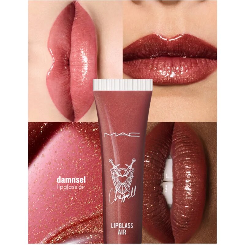 MAC Cosmetics Viva Glam Lipglass Air lesk na rty se třpytkami 15 ml