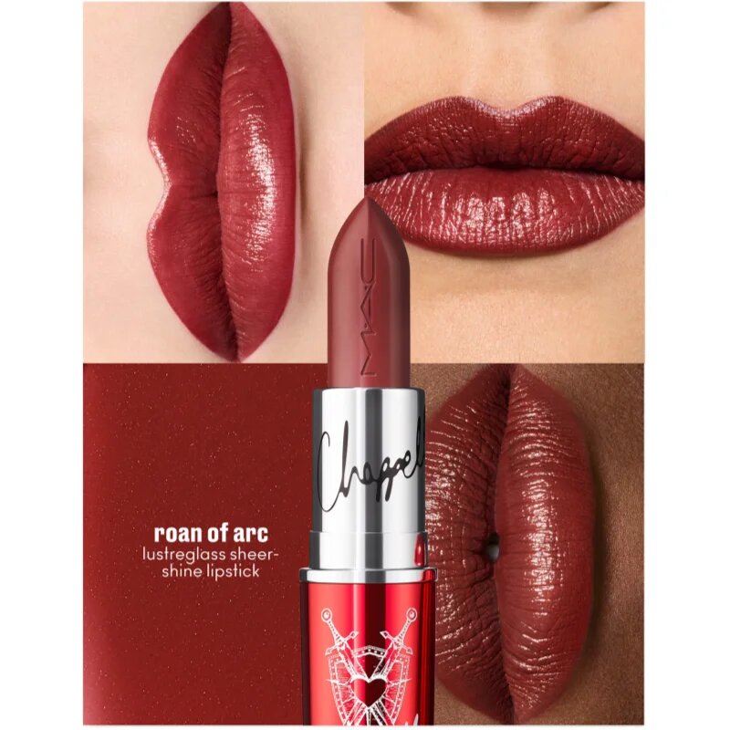 MAC Cosmetics Viva Glam Lustreglass Sheer-Shine Lipstick lesklá rtěnka 3.5 g