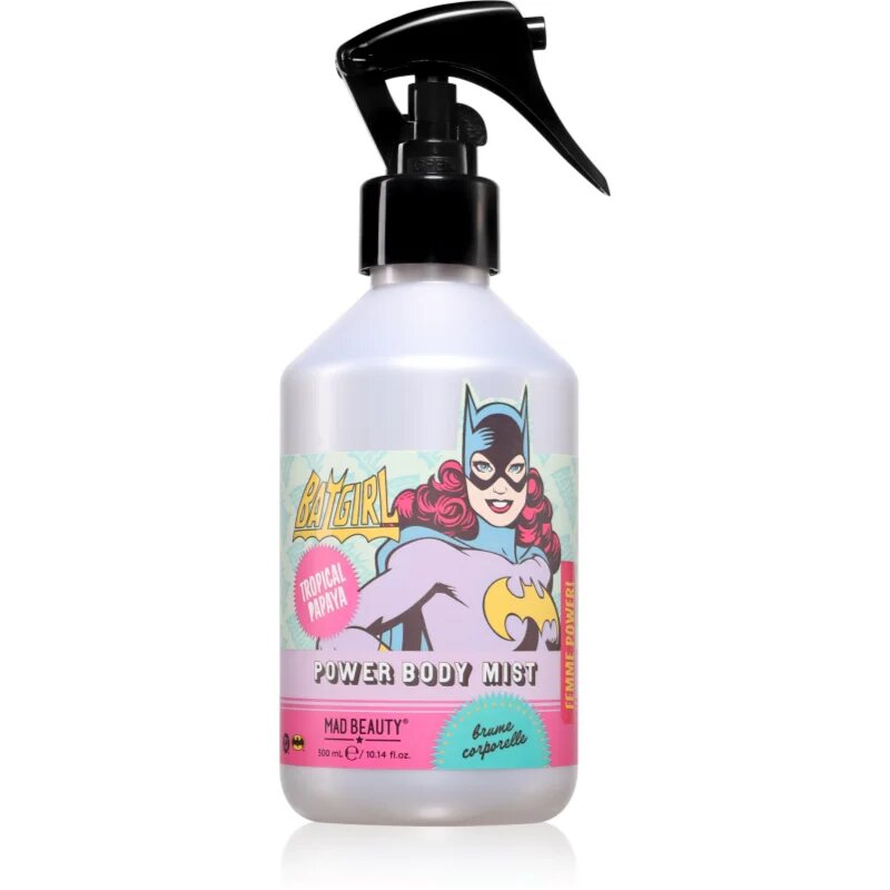 Mad Beauty DC Femme Power Batgirl parfémovaný tělový sprej pro ženy 300 ml