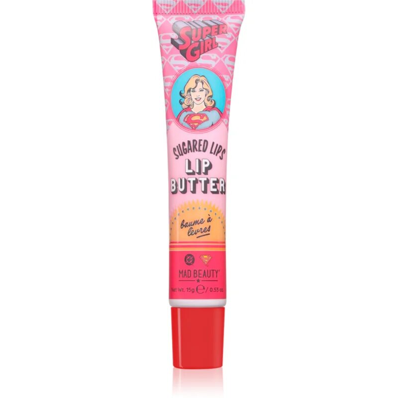 Mad Beauty DC Femme Power Supergirl hloubkově vyživující máslo na rty 15 g