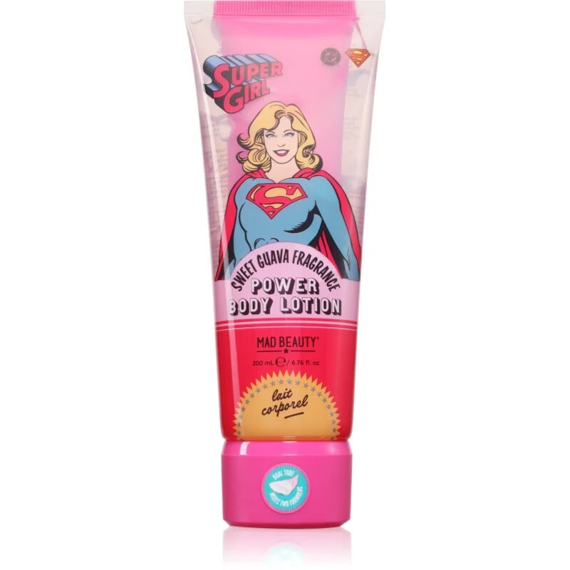 Mad Beauty DC Femme Power Supergirl hydratační tělové mléko 200 ml