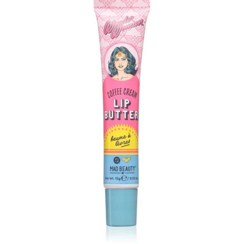 Mad Beauty DC Femme Power Wonder Woman hloubkově vyživující máslo na rty 15 g