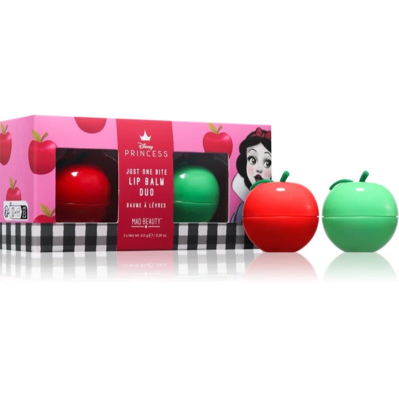 Mad Beauty Disney Princess Snow White balzám na rty duo
