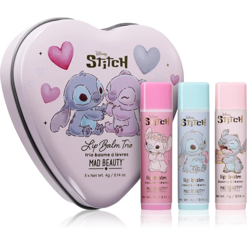 Mad Beauty Disney Stitch sada balzámů na rty