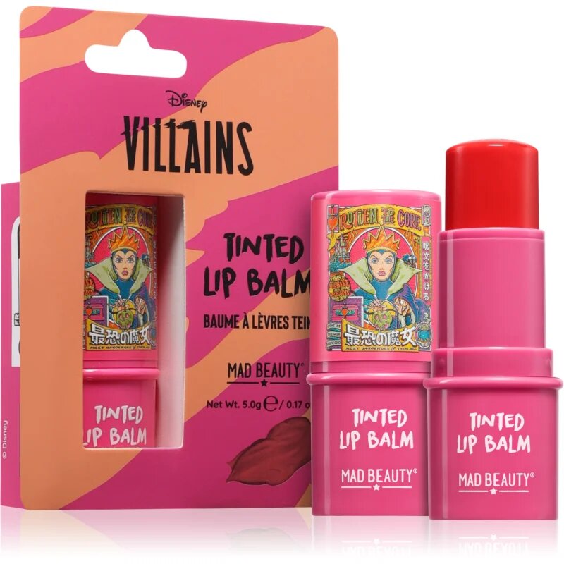 Mad Beauty Disney Villains Evil Queen tónovací balzám na rty 5 g