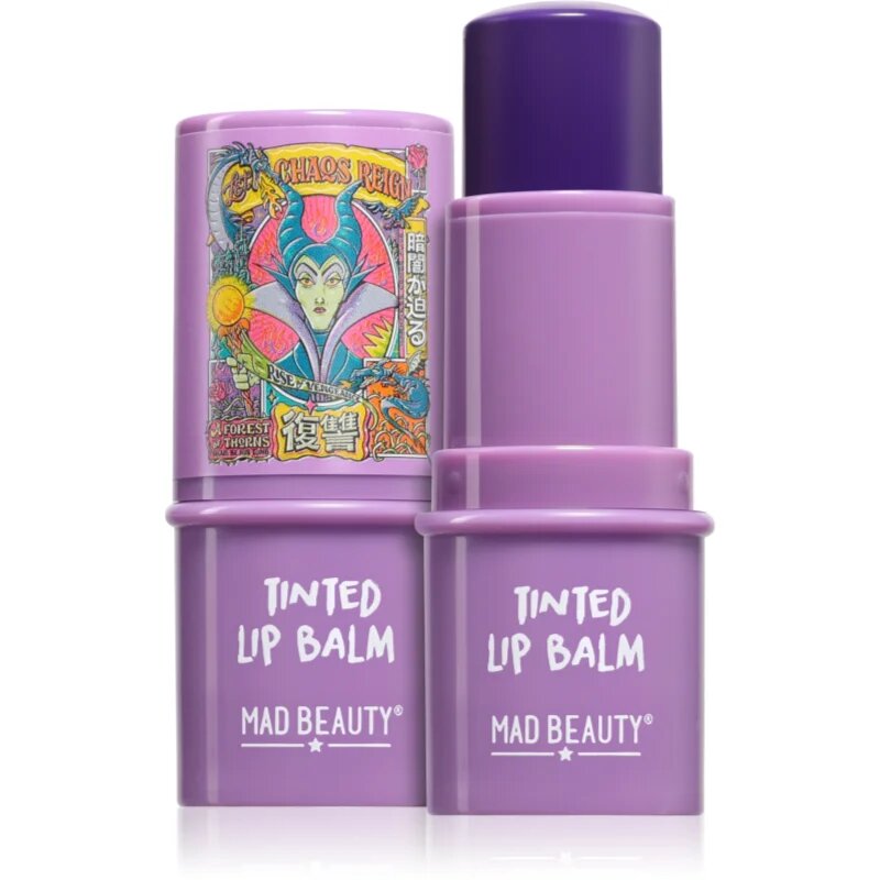 Mad Beauty Disney Villains Maleficent tónovací balzám na rty 5 g