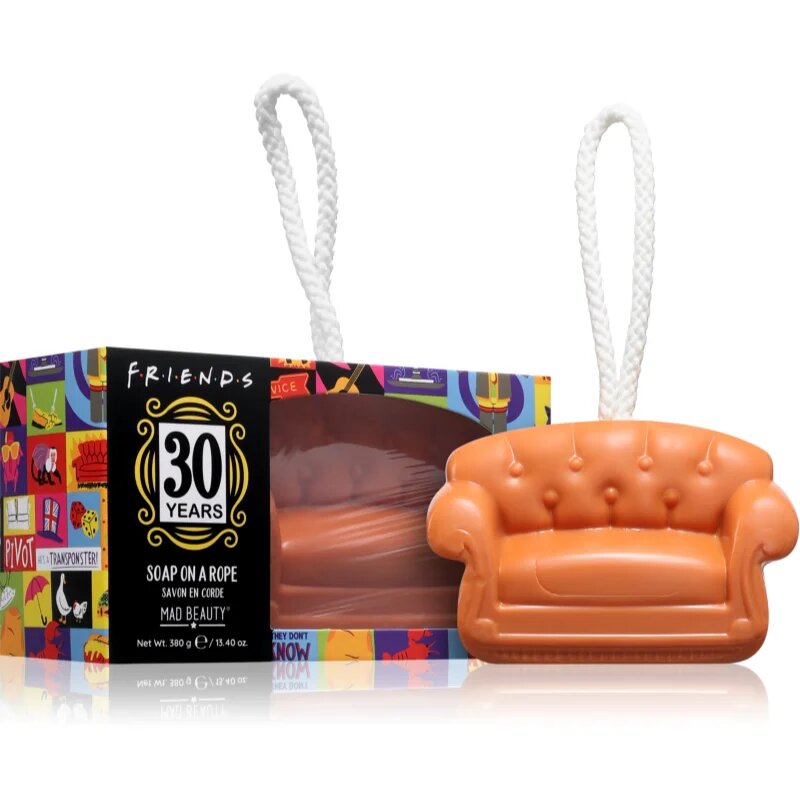 Mad Beauty Friends 30 Years čisticí tuhé mýdlo na tělo 1 ks