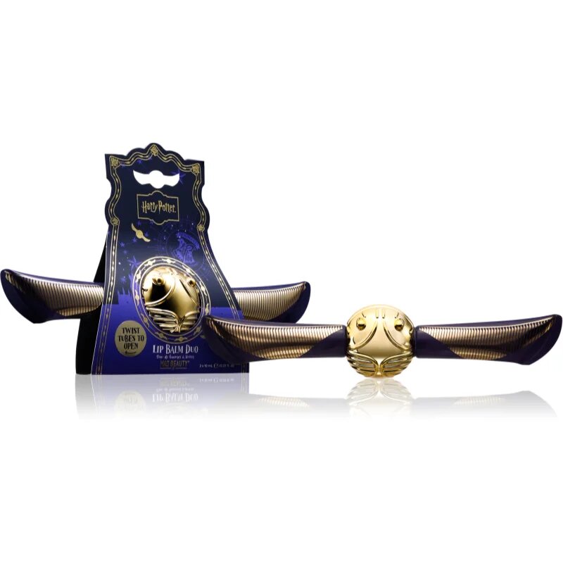 Mad Beauty Harry Potter Snitch hydratační balzám na rty duo 20 ml