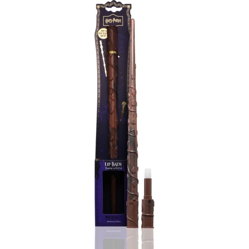 Mad Beauty Harry Potter Wand Lip Balm balzám na rty s ovocnou příchutí 3 g